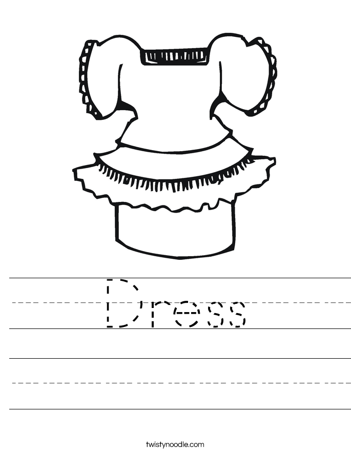 Dress Worksheet