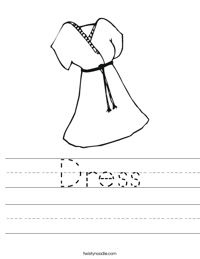 Dress Worksheet