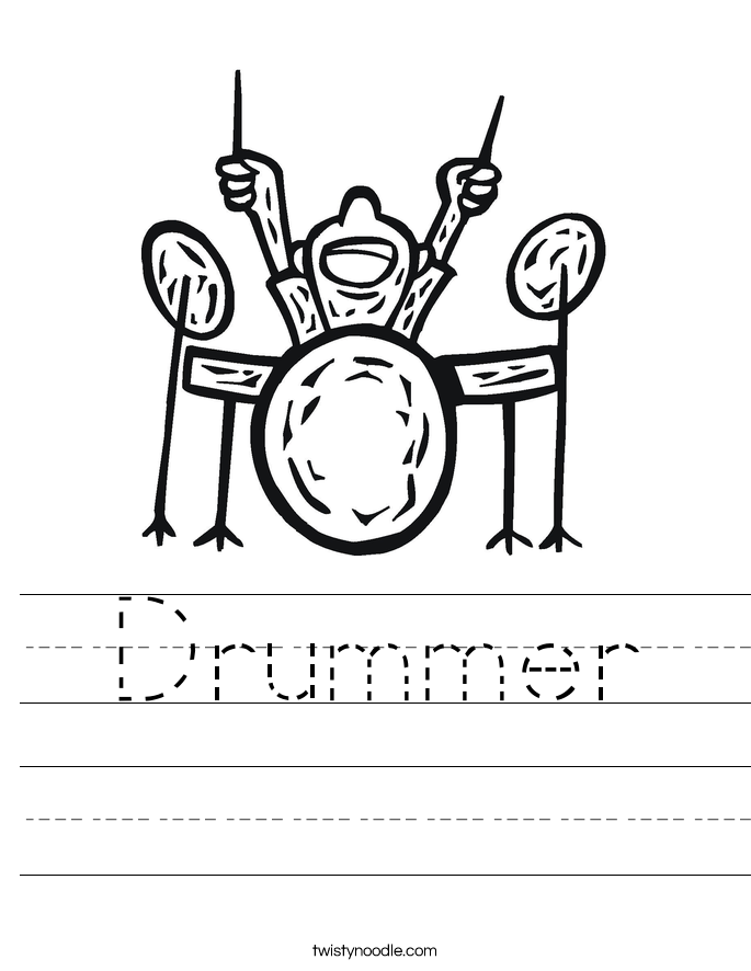 Drummer Worksheet