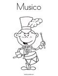 Musico Coloring Page