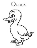 Quack Coloring Page