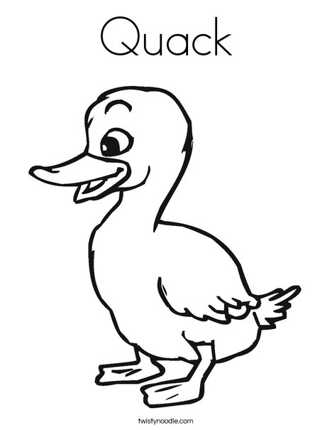 Duckling Coloring Page