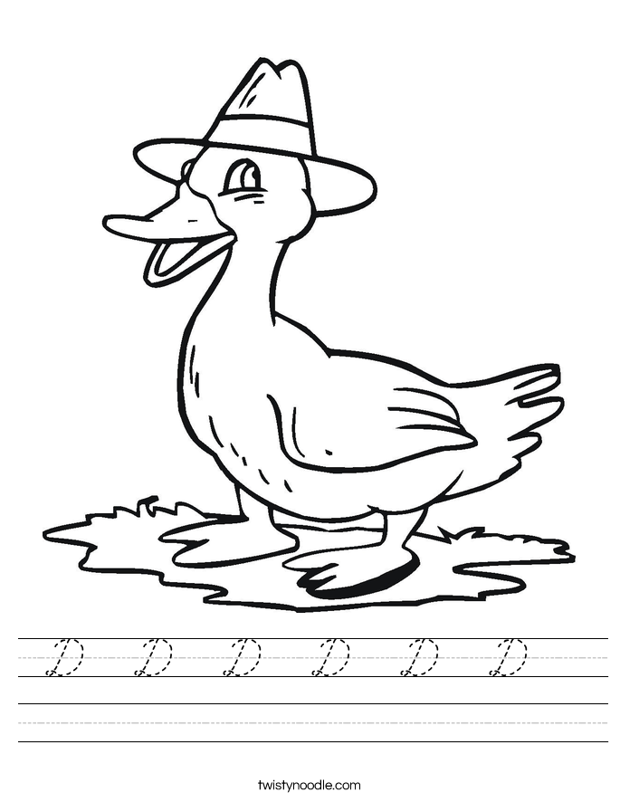 D  D  D  D  D  D   Worksheet
