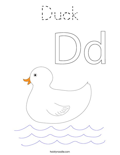 Duck Coloring Page