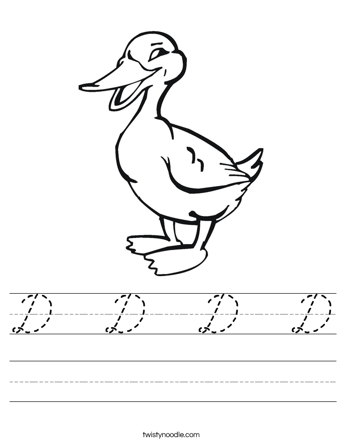 D  D  D  D Worksheet