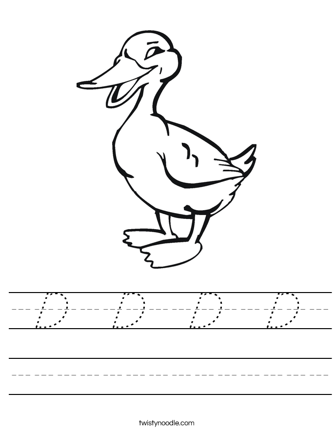 D  D  D  D Worksheet