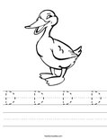D  D  D  D Worksheet