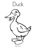 DuckColoring Page