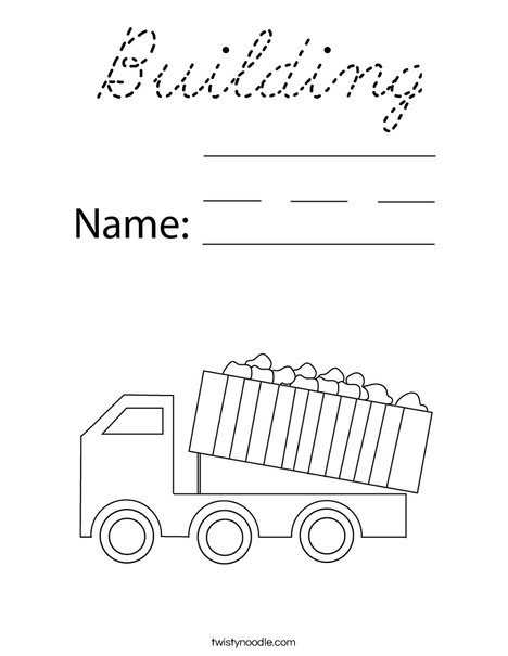 Dumper Truck Coloring Page