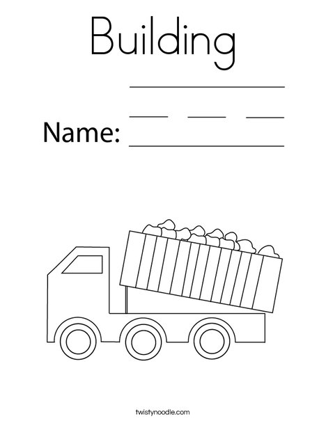 Dumper Truck Coloring Page