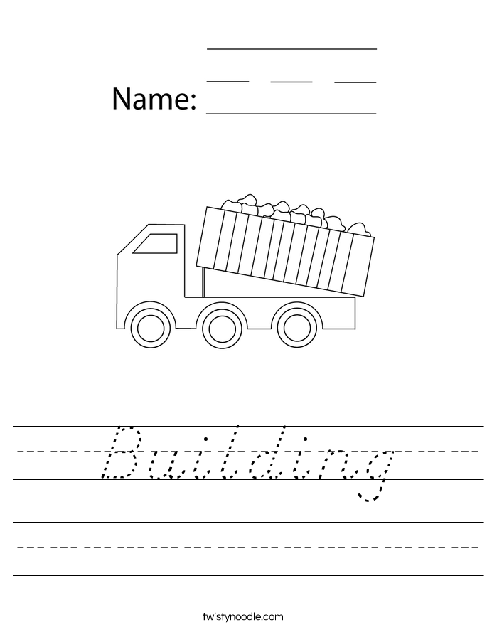 Building Worksheet