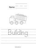 Building Worksheet