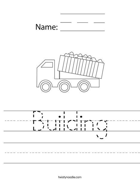 Dumper Truck Worksheet