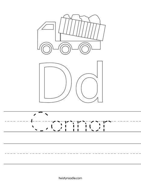 Dump Truck with Lift Worksheet