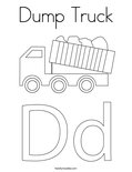 Dump TruckColoring Page