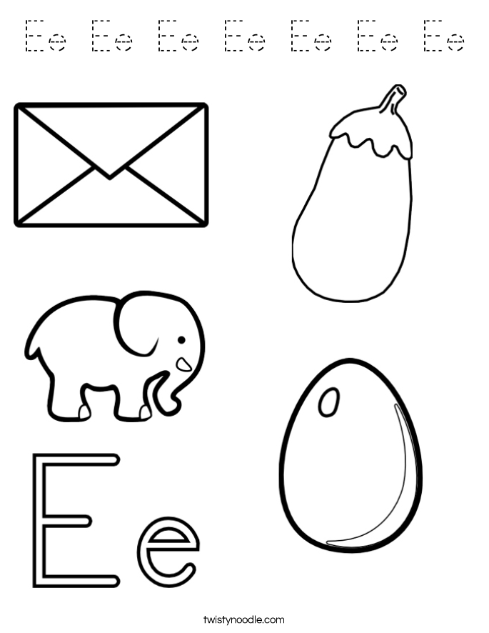 Ee Ee Ee Ee Ee Ee Ee Coloring Page