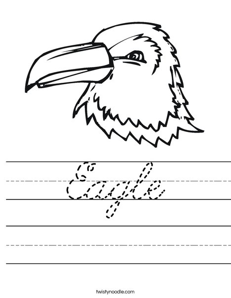 Eagle Head Worksheet