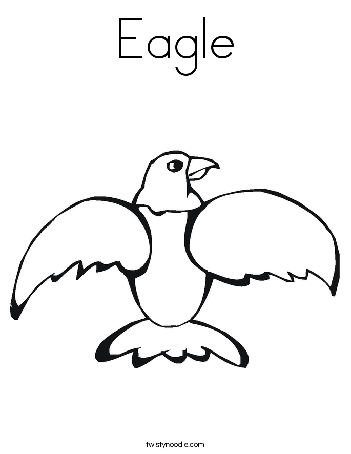Eagle Coloring Page
