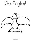 Go Eagles Coloring Page