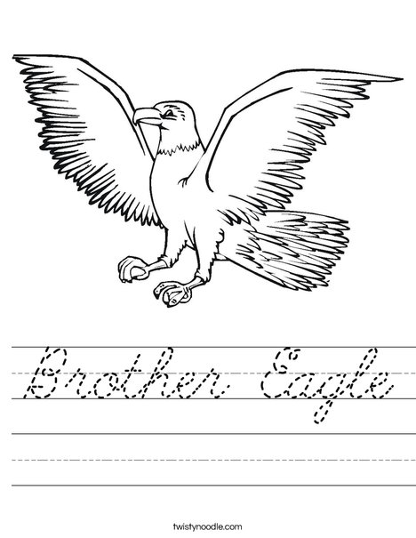 Eagle Flying Worksheet