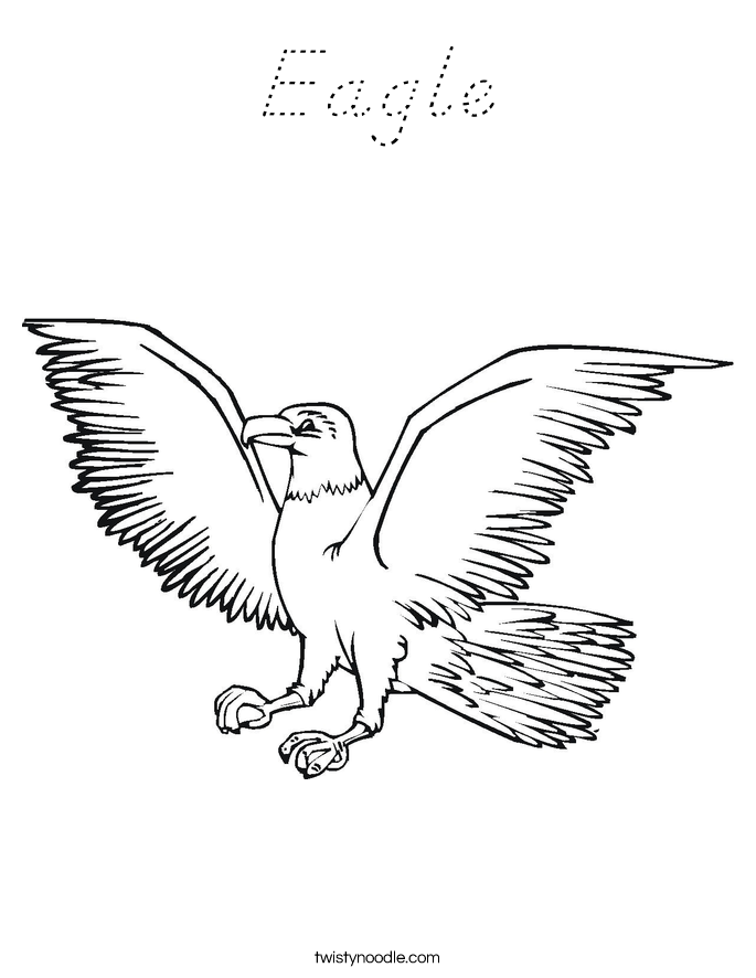Eagle Coloring Page