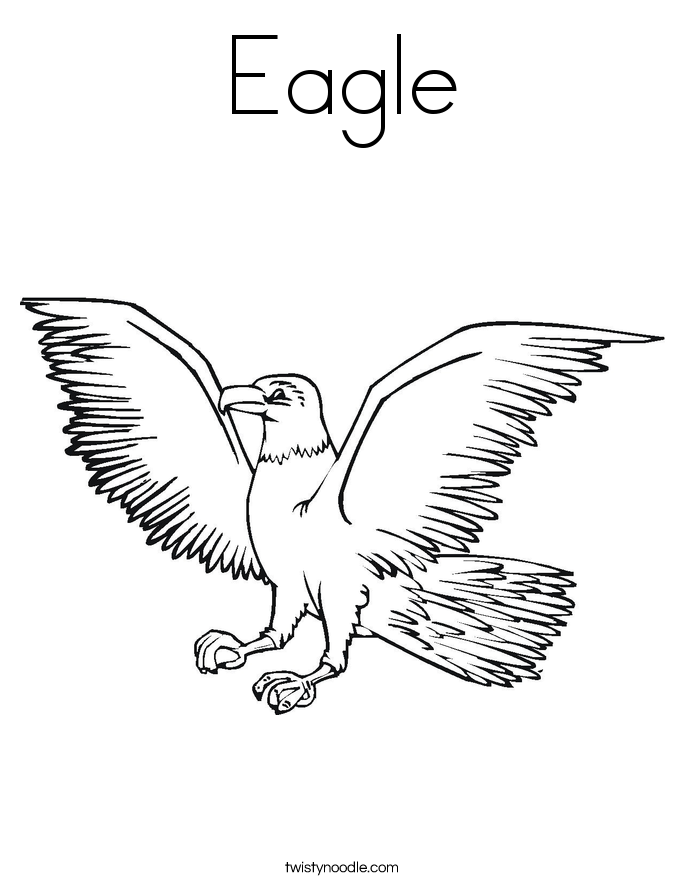 Eagle Coloring Page