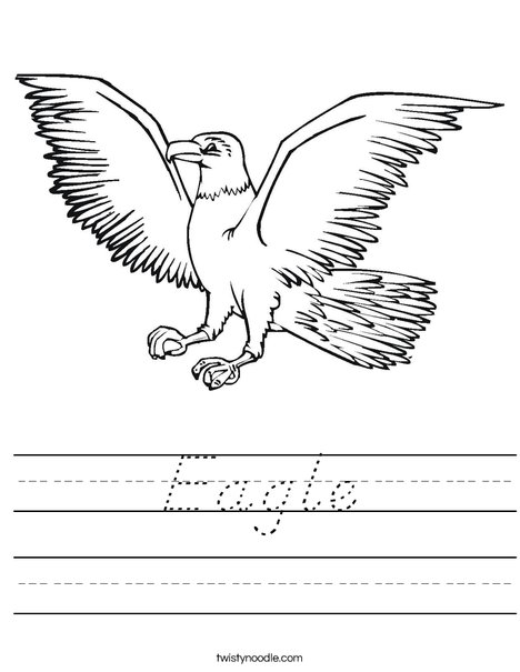 Eagle Flying Worksheet