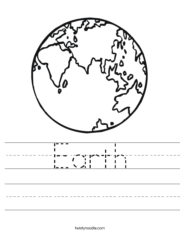 Earth Worksheet