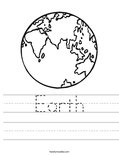 Earth Worksheet