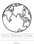 Earth Science Folder Worksheet