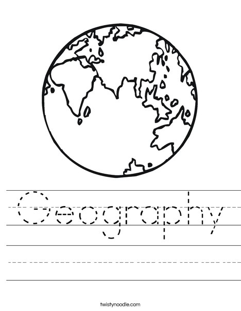 E is for Earth Worksheet