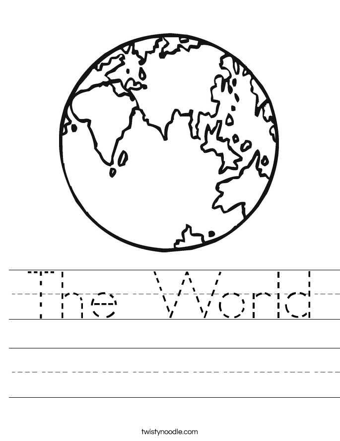 The World Worksheet