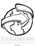 E  E  e  e  Earth  earth Worksheet