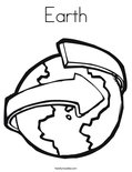 Earth Coloring Page