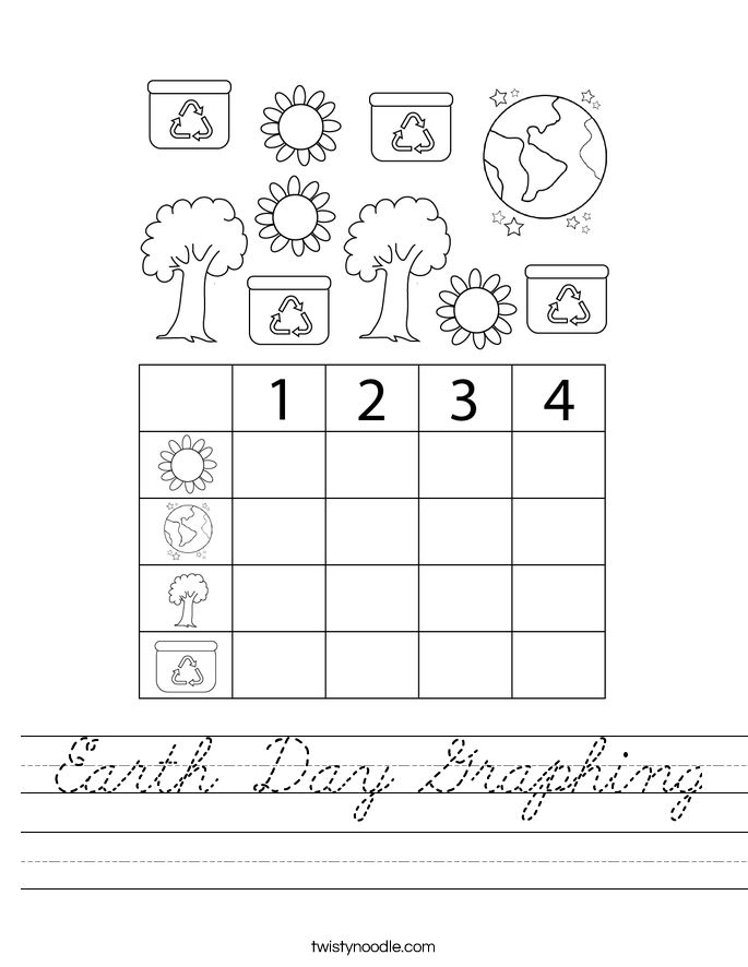 Earth Day Graphing Worksheet