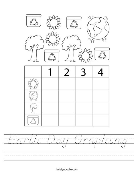 Earth Day Graphing Worksheet