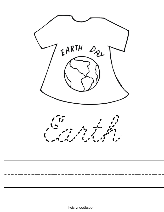 Earth Worksheet