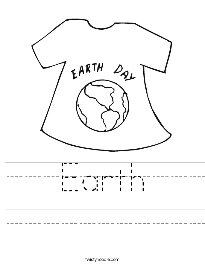 Earth Worksheet