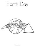 Earth Day Coloring Page