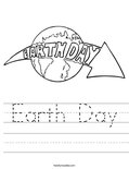 Earth Day Worksheet