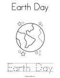 Earth Day Coloring Page