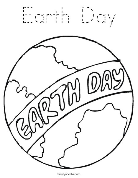 April 22, 2012 Coloring Page