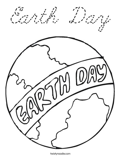 April 22, 2012 Coloring Page