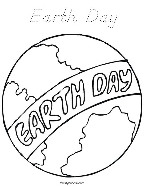 April 22, 2012 Coloring Page