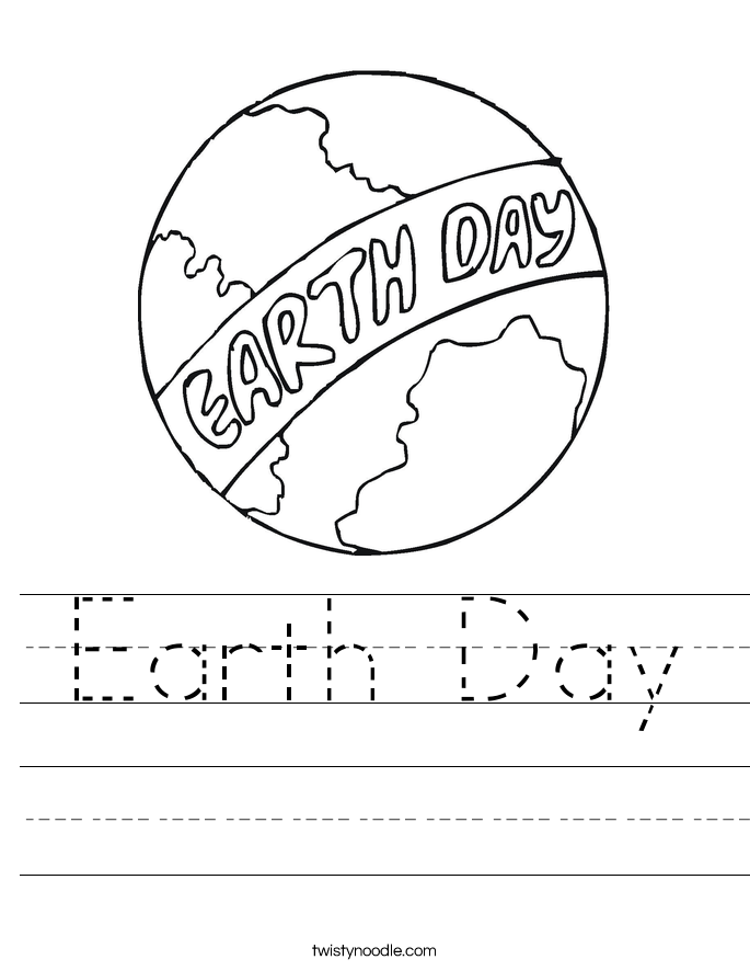 Earth Day Worksheet
