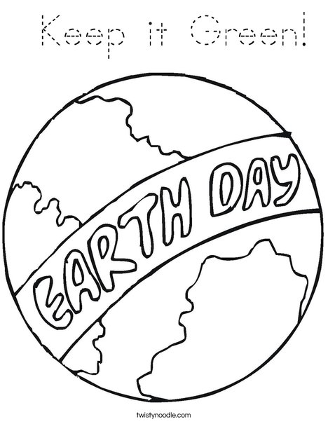 April 22, 2012 Coloring Page