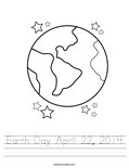 Earth Day April 22, 2014 Worksheet