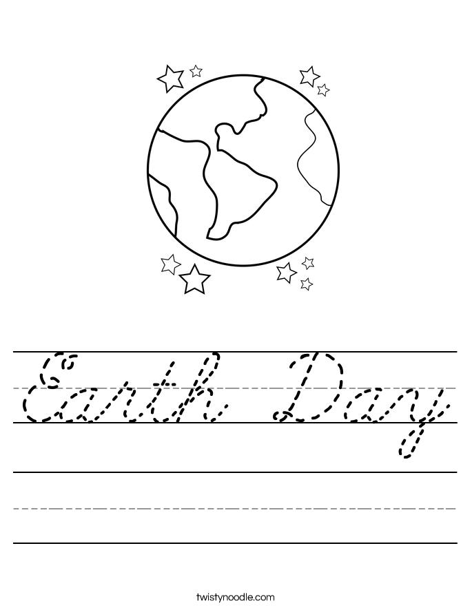 Earth Day Worksheet