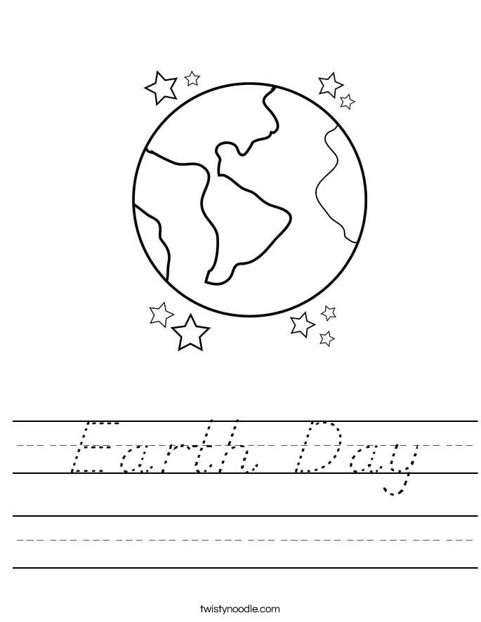 Earth Day Worksheet