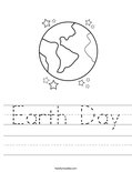 Earth Day Worksheet